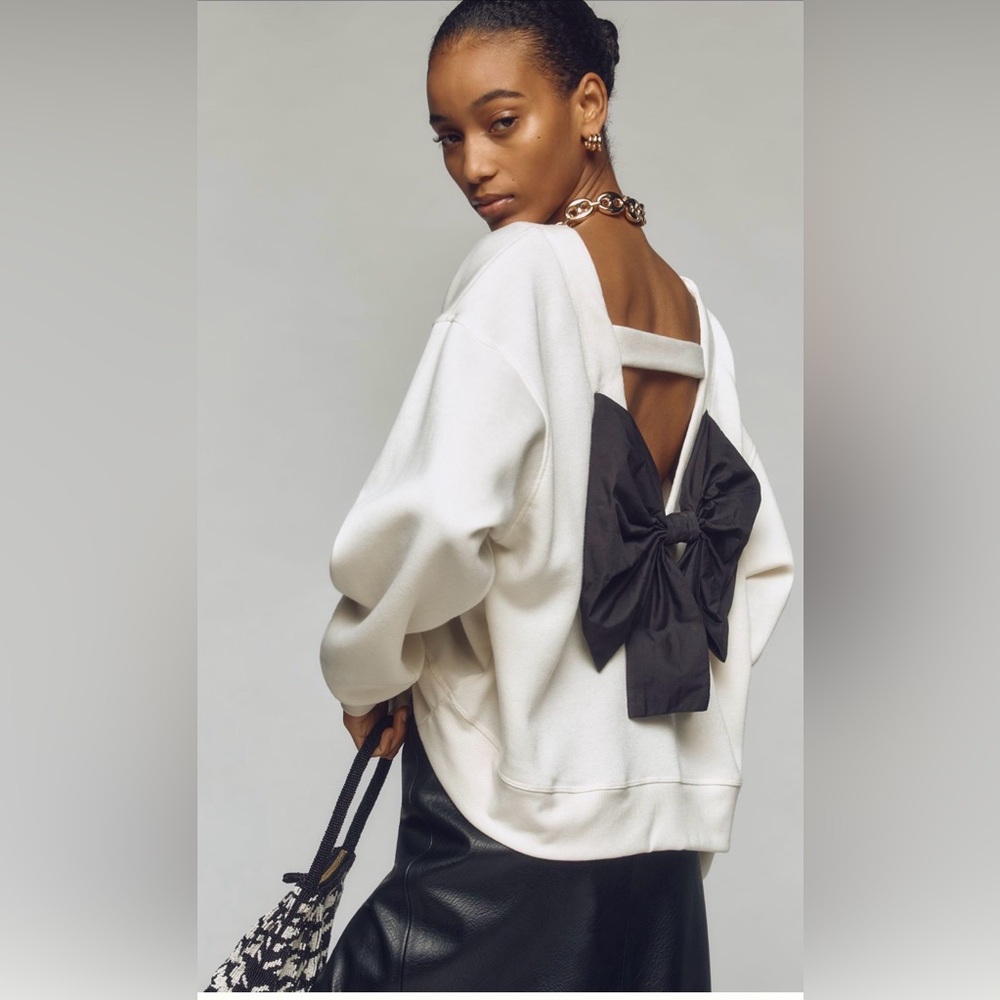 Maeve Blowback sweatshirt from Anthropologie
